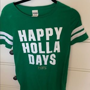 PINK Happy Holla Days T-shirt